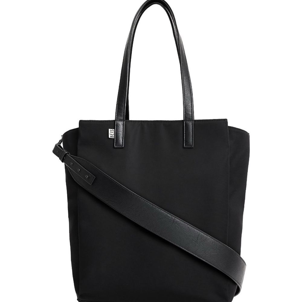 BEIS Black Commuter Tote Bag